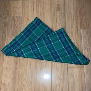 Green Tartan Plaid Blanket Scarf TBD T